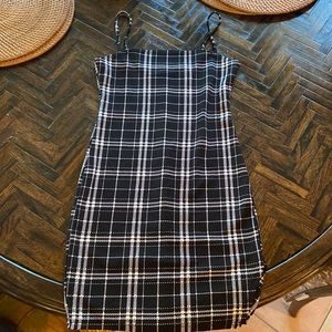 Plaid Black and White Dress size Small
